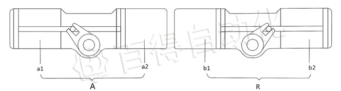 AW氣動(dòng)執(zhí)行器連接尺寸圖 AW氣動(dòng)執(zhí)行器連接尺寸圖
